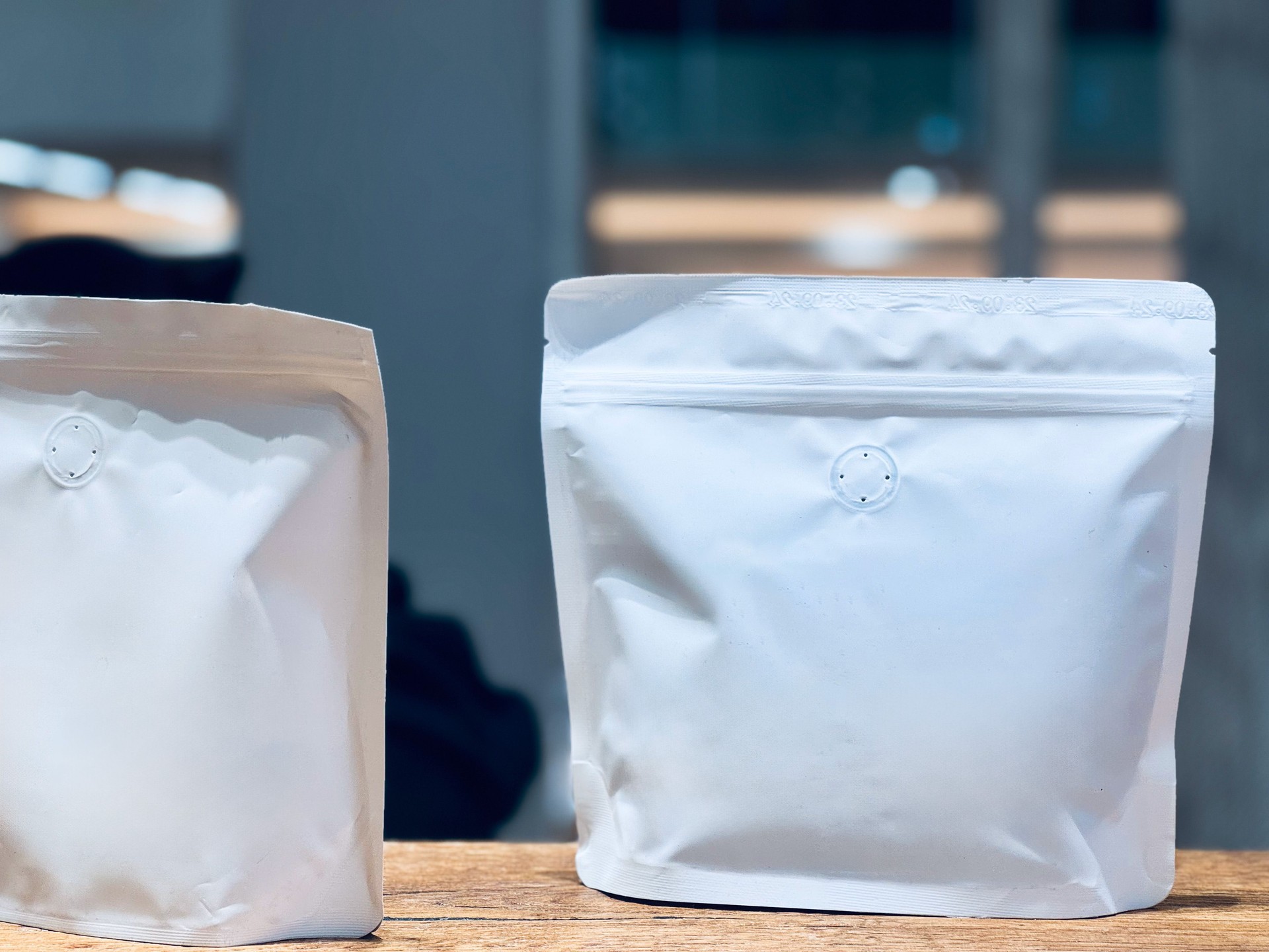 Stylish White Coffee Packaging Mockup